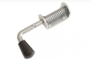 Засов Домарт пружинный 75) 160мм мод.2  цинк10)