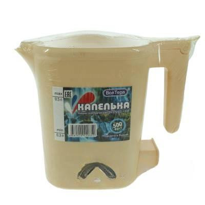 Электрочайник ЭЧ 0,5/0,5-220 "Капелька" 0,5л/0,5кВт (цвет Желтый) х8