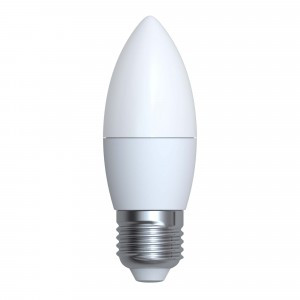 Volpe NORMA свеча E27 7W(600lm) 3000K 2K матовая 37x100 LED-C37-7W/WW/E27/FR/NR