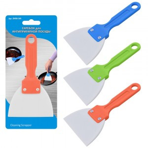 Скребок д/антипригарной посуды (кратность 6шт!!!), пластик DH58-165 Мультидом