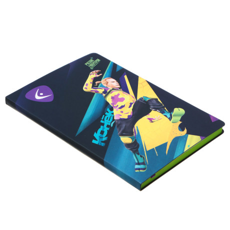 BY Русские Супергерои Бизнес - блокнот А5, 192стр., гибкая обл., цв.срез, закл., "Конек"