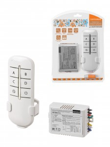 TDM Комплект для беспроводного упр-ия освещ-ем"Народный"ПУ3-МK-Н-4(4 канала)"Уютный дом"SQ1508-0115