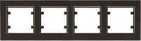 Makel Karea рамка СУ 4 мест. коричн.(горизонт.) 56096704