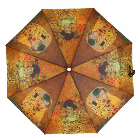 Зонт женский, полуавтомат, сплав, пластик, полиэстер, 55см, 8 спиц, 4 дизайна, арт.5