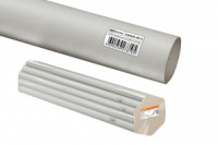 TDM труба гладкая ПВХ d 25 жесткая 2м (в уп. 74м, цена за 1м) (74!) SQ0404-0013