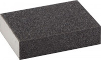 Губка шлифовальная ЗУБР &quot;ЭКСПЕРТ&quot; четырехсторонняя, SiC, средняя жесткость, Р80, 100х68х26 мм
