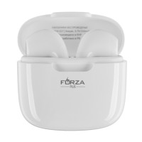 FORZA Наушники беспроводные TWS TON, 30/250 мАч, BT5.1, белый