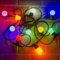 Гирлянда ул. "Белт Лайт" 10м+1,5м шнур, 40патр. E27 шаг 25см, черн. UDL-K110 40/E27/10M IP65 Uniel