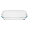 SATOSHI Форма для запекания жаропрочная прямоугольная, с ручками, стекло, 34,5х20,4х5,2см, 2,2л