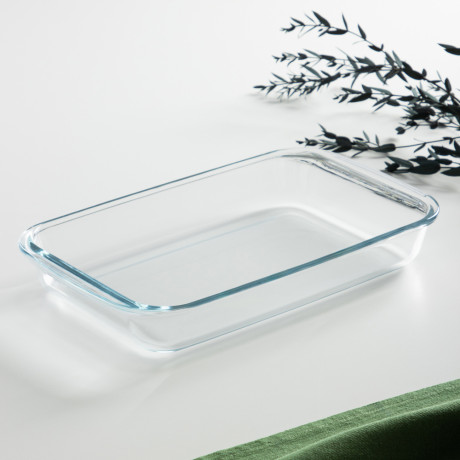 SATOSHI Форма для запекания жаропрочная прямоугольная, с ручками, стекло, 34,5х20,4х5,2см, 2,2л
