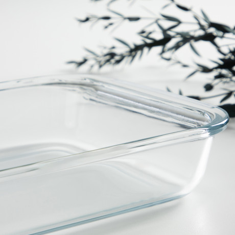 SATOSHI Форма для запекания жаропрочная прямоугольная, с ручками, стекло, 34,5х20,4х5,2см, 2,2л