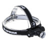 Фонарь налобный тм ЕРМАК, CREE XPE LED, 4 режима, 1200мАч, 8,3х3,8х7,3см, USB кабель, пластик