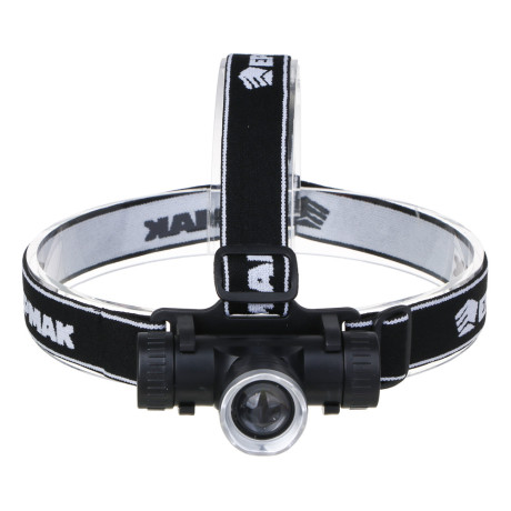 Фонарь налобный тм ЕРМАК, CREE XPE LED, 4 режима, 1200мАч, 8,3х3,8х7,3см, USB кабель, пластик