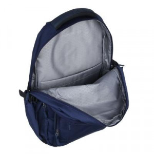 Рюкзак универсальный 45x30x20см, 2 отд., 4 карм., сетчатая спинка, ручка, фактурный ПЭ, синий