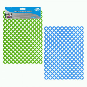 Коврик д/раковины 31*24см (кратность 6!!!) поливинилхлорид VL38-14