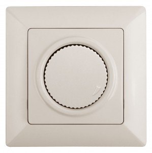 ЭРА Intro Solo диммер СУ поворотный, 600Вт 230В, IP20, слоновая кость 7271