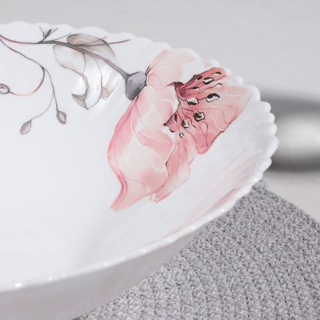 MILLIMI Роселла Салатник, опаловое стекло, 24см