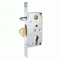 Замок врезной для откатных ворот б/руч БУЛАТ ЗВ4-1К.40.72.22.04 хром 40мм под ц/м, м/о 72 мм (20)