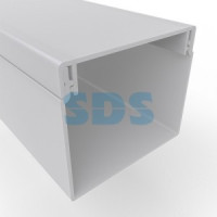 REXANT Кабель-канал ПВХ 25х25мм белый, 2-й замок, в п/э (32 м/уп, цена за 1м) 28-2525-2