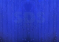 Гирлянда-занавес ул. Св/д дождь 160LED син. 2x0,8м/20нит, 8реж. IP44, 10W без б/п 235-103 Neon Night