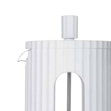 SATOSHI Форман Френч-пресс 600мл, жаропрочное стекло, белый