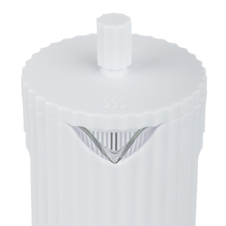 SATOSHI Форман Френч-пресс 600мл, жаропрочное стекло, белый