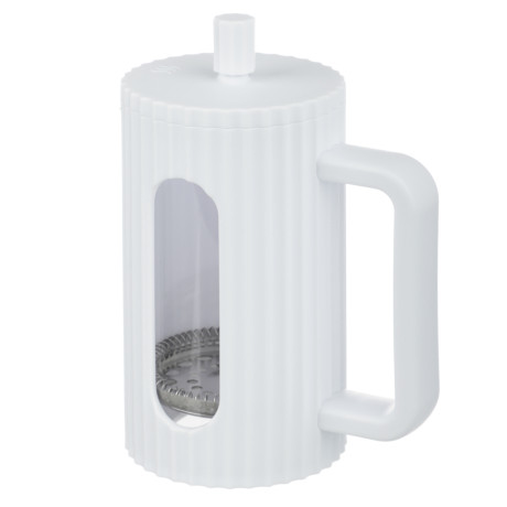 SATOSHI Форман Френч-пресс 600мл, жаропрочное стекло, белый