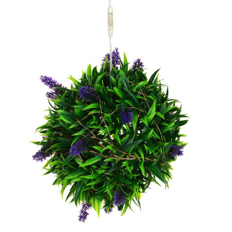 INBLOOM Светильник Зеленый шар d25см сведодиод, вращающийся, 100led, 8 режимов, DS SV USB, пульт