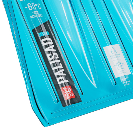 Лопата для уборки снега, поликарбонат, 260х310х870 мм, стальной черенок, LUXE Palisad