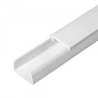 Промрукав Кабель-канал белый 2-й замок в п/э 25х16 (50 м/уп) цена за 1 м PR03.0050