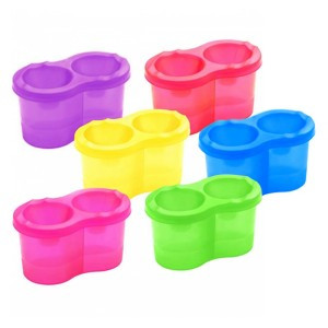 Стакан-непроливайка двойной Гамма, неоновые цвета, ассорти Арт.346428