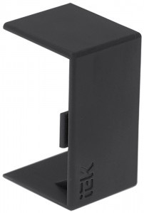 IEK ЭЛЕКОР Соединитель на стык КМС 40х25 черный (4шт, цена за уп) ELECOR EL-KK10D-S-040-025-K02