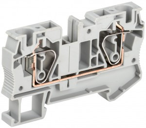 IEK Клемма пружинная КПИ 2в-6 57А серый YZN11-006-K03