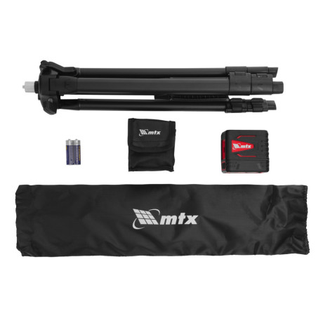 Лазерный уровень QBC GREEN Basic SET, 20 м, зеленый луч, батарейки, резьба 1/4" MTX