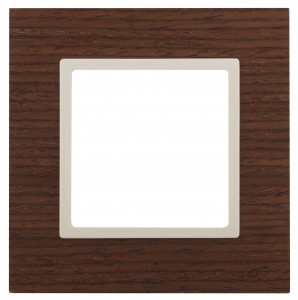 ЭРА 14 Elegance рамка СУ 1 мест.дерево, дуб+сл.кость 14-5301-09 6029