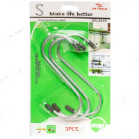 Крючок S-форма  12,5см 3шт  NA1157-3/XR-1025/2025  х200