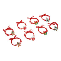 Резинки для волос 2 шт, тм ЮНИLOOK, d5см, полимер, 6 дизайнов, #4