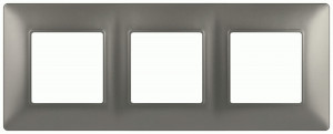 ЭРА Elegance рамка СУ 3 мест. титан 14-5003-16 65817
