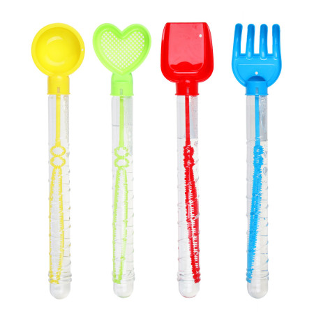 ИГРОЛЕНД Мыльные пузыри для песочницы 70мл, мыльный раствор, ABS,PVC, 2,5х28х2,5см, 4 дизайна