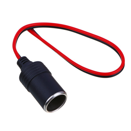 ЕРМАК Патрон прикуривателя на проводах, 0.75 мм2, 120Вт, 30см провод, 12В/10А