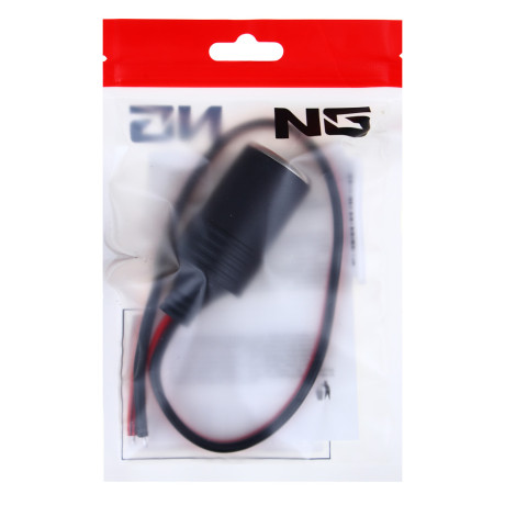 ЕРМАК Патрон прикуривателя на проводах, 0.75 мм2, 120Вт, 30см провод, 12В/10А