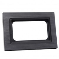 OVIVO Рамка СУ для 2-ой роз QUANTUM с земл., антрацит, 405-350000-266