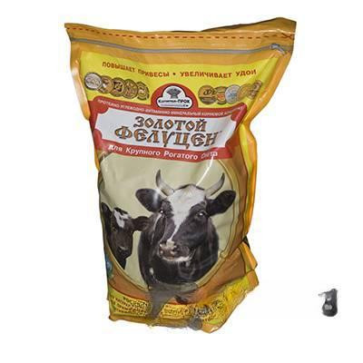 Фелуцен Золотой пакет 3 кг для коров гранулы
