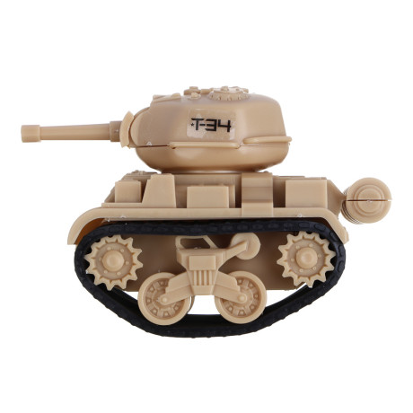 BY Русские Супергерои УВЗ Мини-конструктор Танк Т-34, 13,5*16,5*6,5 см., ABS