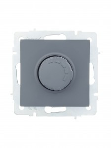Lezard VESNA мех. диммер СУ 1 кл. 16А (35вт) графит для LED ламп (корп. ABS)  742-3488-163