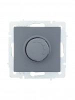Lezard VESNA мех. диммер СУ 1 кл. 16А (35вт) графит для LED ламп (корп. ABS)  742-3488-163
