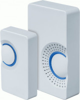 Navigator звонок беспроводной 100м, 36 мелодий (2хR03) белый IP20 NDB-A-DC03-1V1-WH 61696