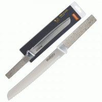 Нож д/хлеба MARMOLADA (лезвие 20см) пластиковая софт-тач рукоятка 108296 Mallony