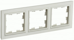 IEK BRITE Рамка СУ 3 мест. РУ-3-БрКр бежевый BR-M32-K10