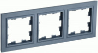 IEK BRITE Рамка СУ 3 мест. РУ-3-БрМ маренго BR-M32-K35